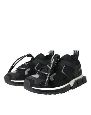 Schwarz Mesh Sorrento Trekking Turnschuhe Schuhe