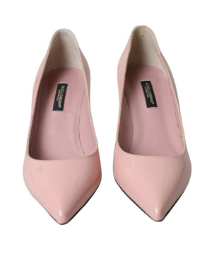 Hellrosa Lackleder Heels Pumps Schuhe