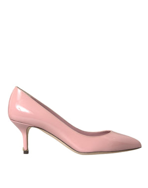Hellrosa Lackleder Heels Pumps Schuhe