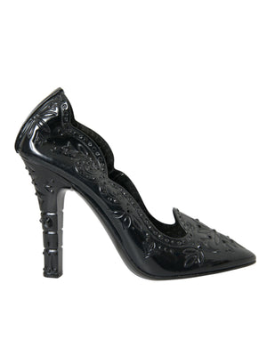 Schwarz Kristall CINDERELLA Heels Pumps Schuhe