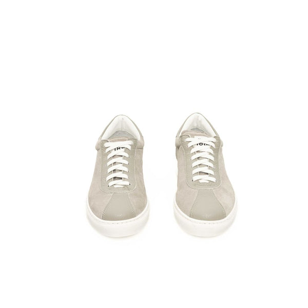 Graue Herren-Sneaker aus Kuhfell