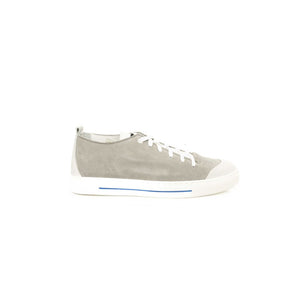 Graues Rindsleder Herren Sneaker