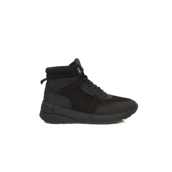 Schwarze Herren-Sneaker aus Rindsleder