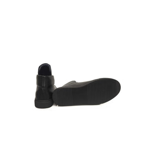 Schwarzes Kalbsleder Herren Sneaker