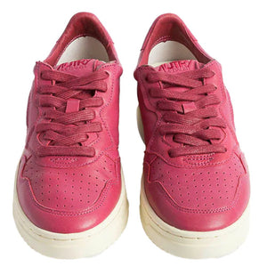 Fuchsia Ziegenleder Damen Sneaker
