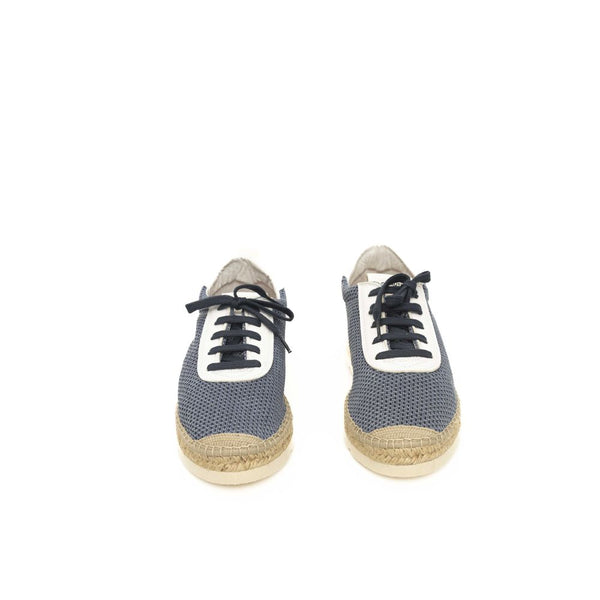 Blaues Kalbsleder Herren Sneaker