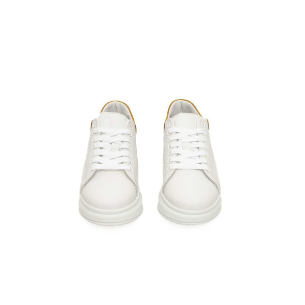 Weiße Leder-Damen-Sneaker