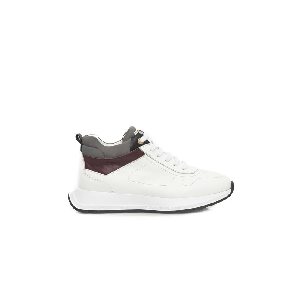 Weißes Leder Damen Sneaker