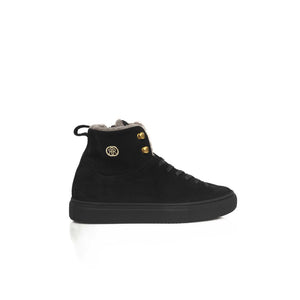 Schwarzer Damen-Sneaker aus Rindsleder