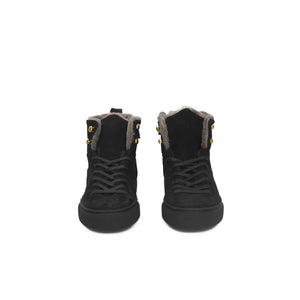 Schwarzer Damen-Sneaker aus Rindsleder