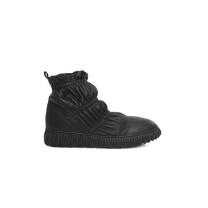 Schwarzer Damen-Stiefel aus Kuhfell