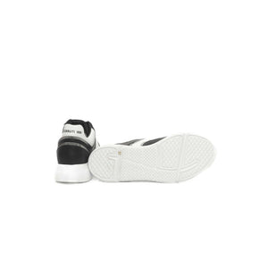 Schwarzer Leder-Sneaker für Damen