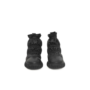 Schwarzer Damen-Stiefel aus Kuhfell