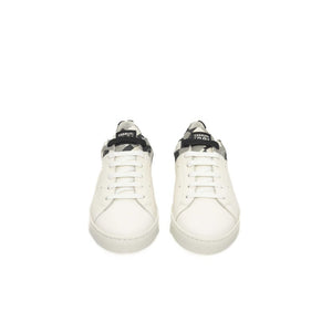 Weißes Kalbsleder Herren Sneaker