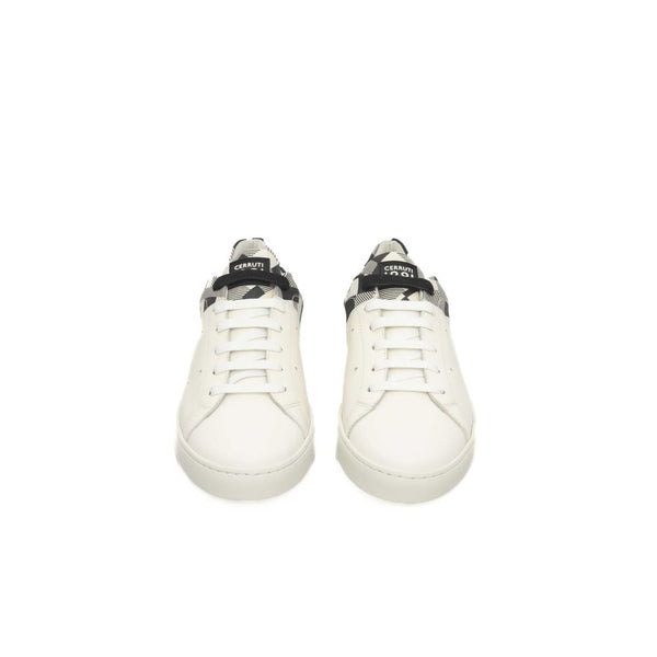 Weißes Kalbsleder Herren Sneaker
