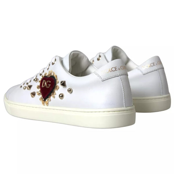 Weiß Portofino Sacred Heart Turnschuhe Frauen Schuhe