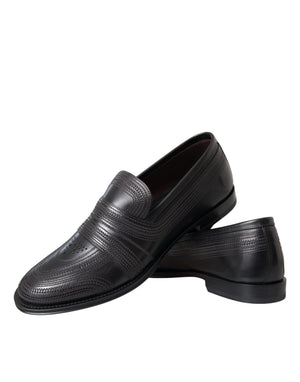 Schwarz Braun Leder Loafer Männer Kleid Schuhe