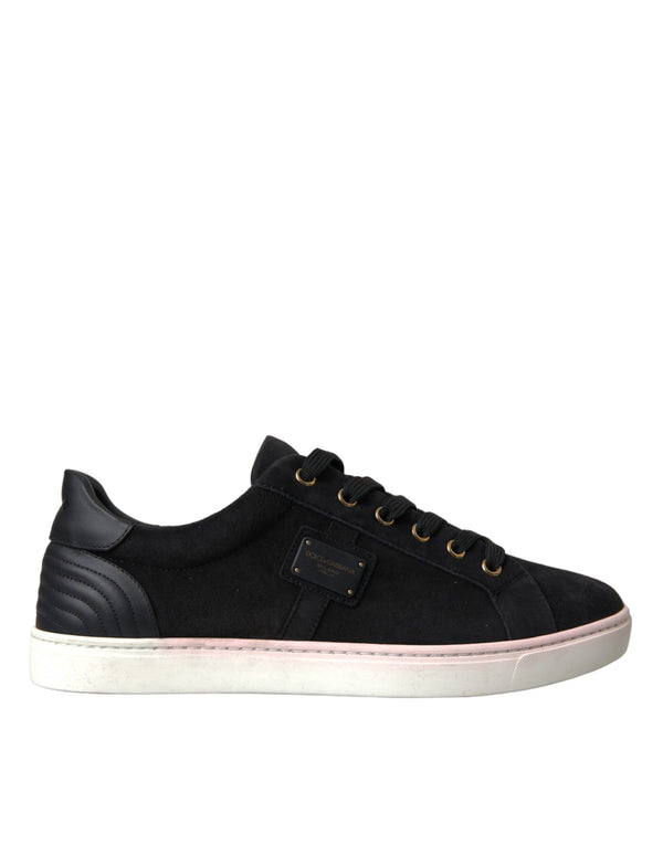 Schwarz Wildleder Männer Low Top Sneakers Männer Schuhe