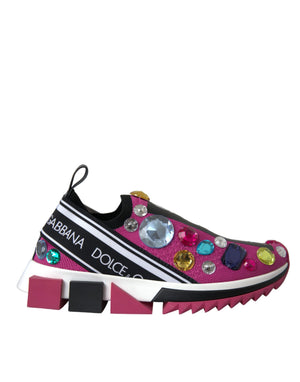 Rosa Sorrento Kristalle Turnschuhe Schuhe