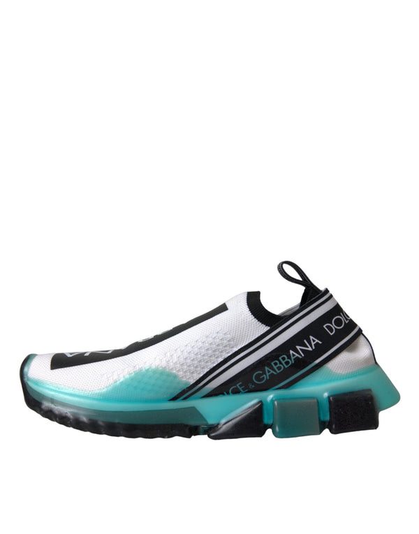 Schwarz Weiß Blau Slip On Sorrento Sneakers Schuhe