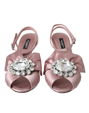 Rosa Keira Crystal Heels Sandalen Schuhe