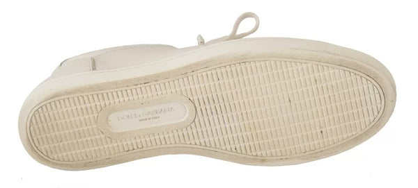 Weiß Casual Leder Logo Männer Turnschuhe Schuhe