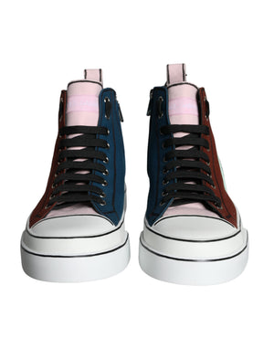 Multicolor Patchwork High Top Sneaker Schuhe