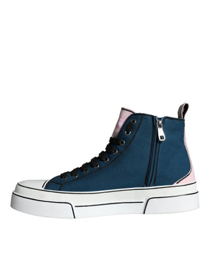 Multicolor Patchwork High Top Sneaker Schuhe