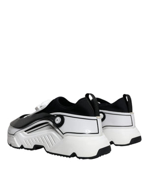 Weiß Schwarz Logo Plaque Daymaster Turnschuhe Schuhe