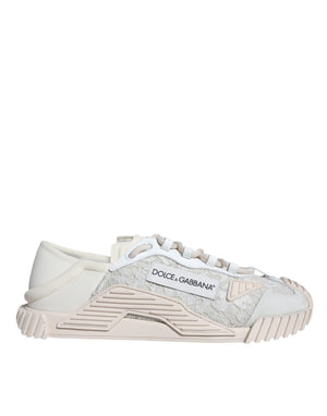 Weiß Spitze NS1 Low Top Sneaker Sportschuhe