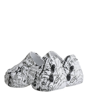 Weiß Schwarz Graffiti Daymaster Turnschuhe Schuhe