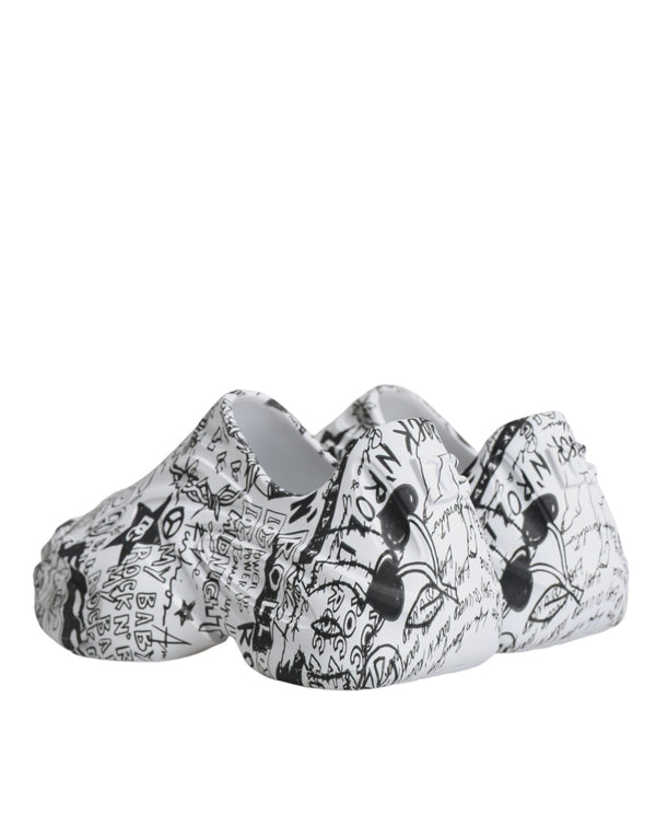 Weiß Schwarz Graffiti Daymaster Turnschuhe Schuhe