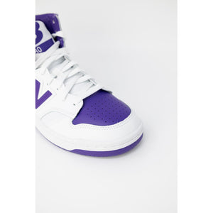Lila Leder-Sneaker