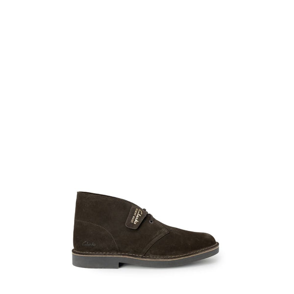 Braune Leder-Schnürstiefel