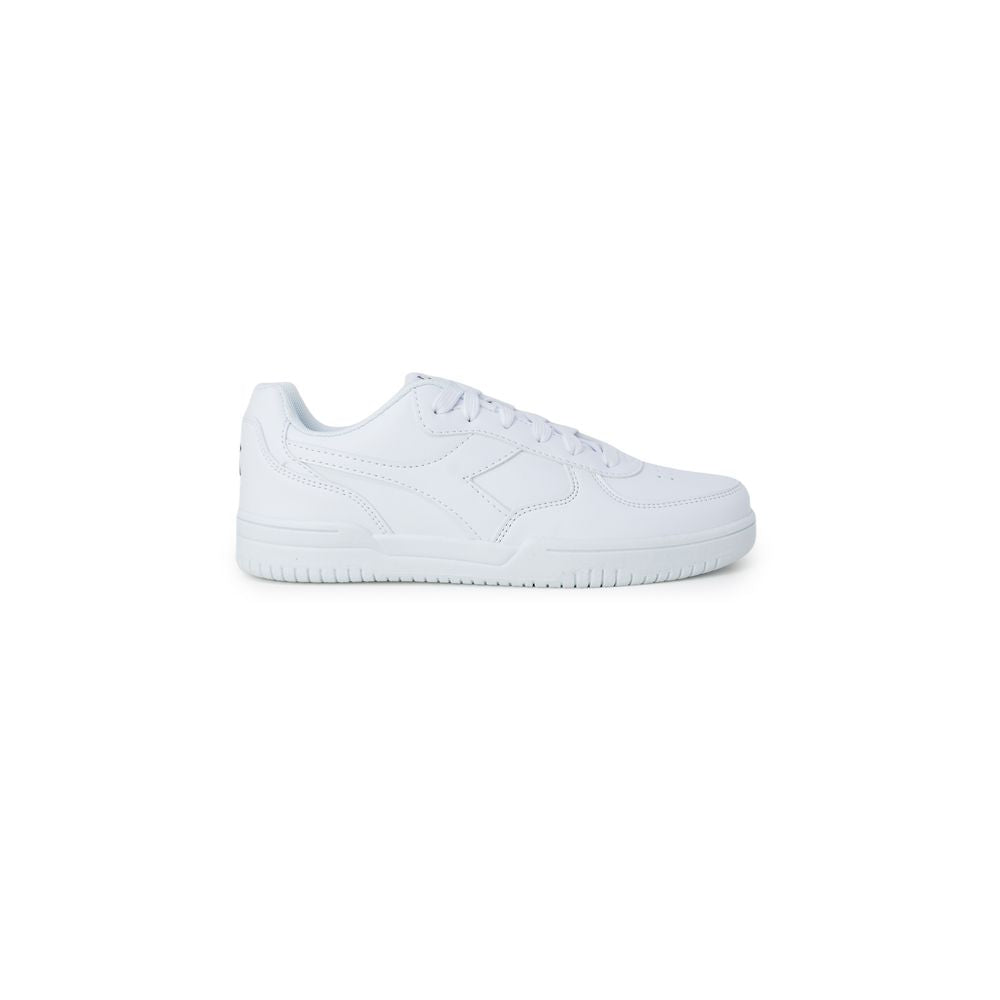 Weiße Sneakers aus Kunstleder