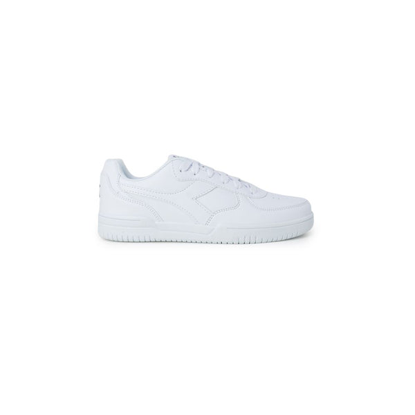 Weiße Sneakers aus Kunstleder