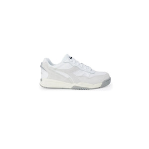 Weiße Sneaker aus Kunstleder