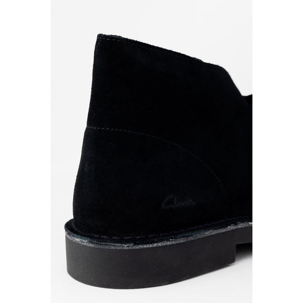 Schwarze Leder-Schnürstiefel