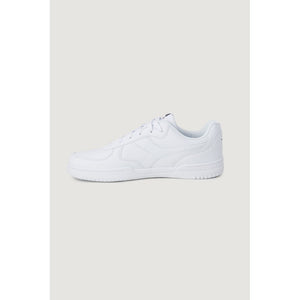 Weiße Sneaker aus Kunstleder