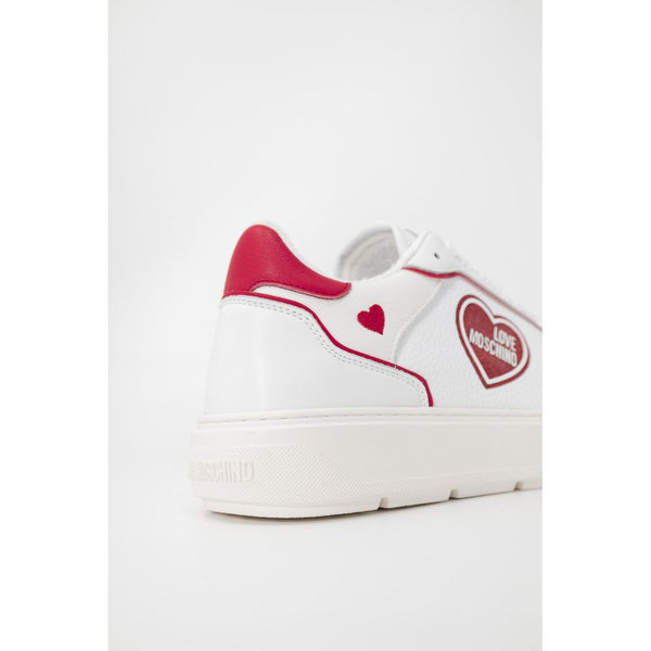 Rote Polyethylen Sneakers