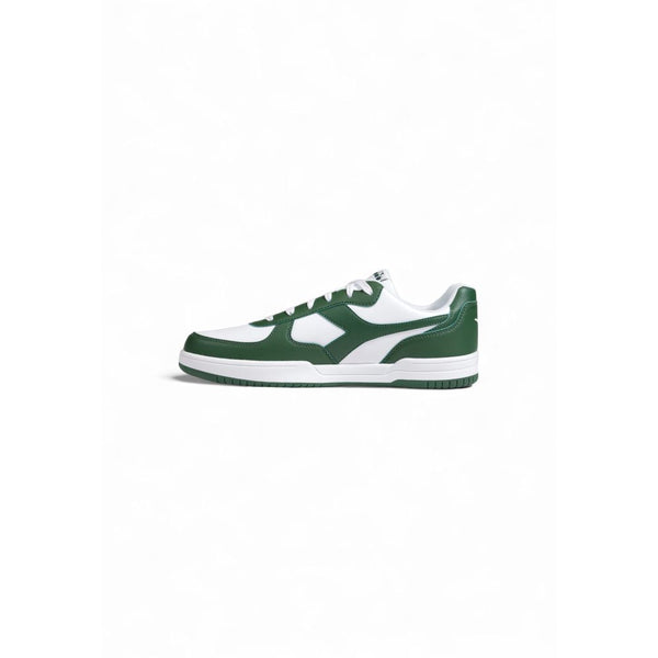 Grüne Sneakers aus Kunstleder