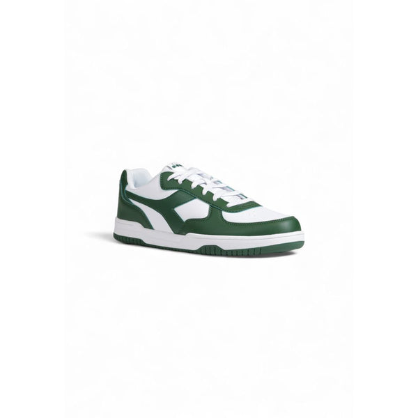 Grüne Sneakers aus Kunstleder