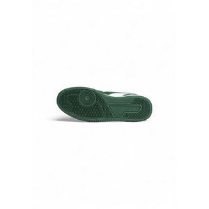 Grüne Sneakers aus Kunstleder
