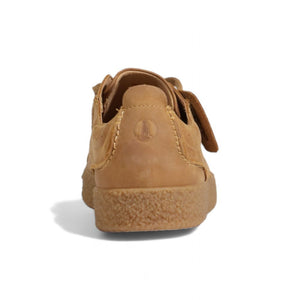 Beige Wildleder-Schnürschuhe
