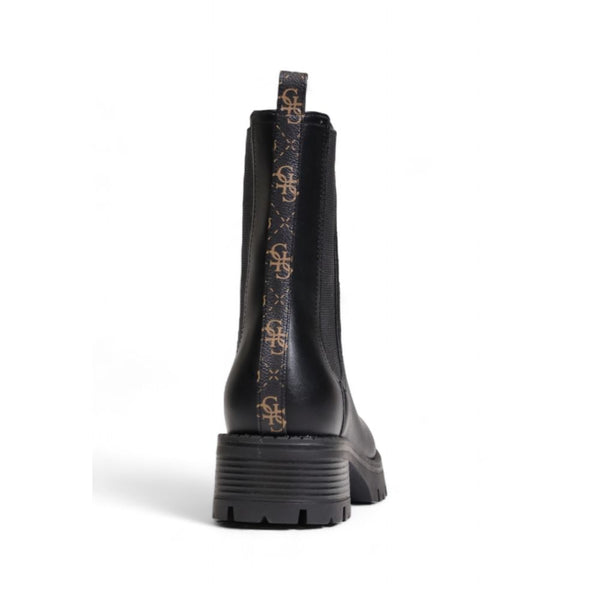 Schwarze Polyethylen-Ankle-Boots
