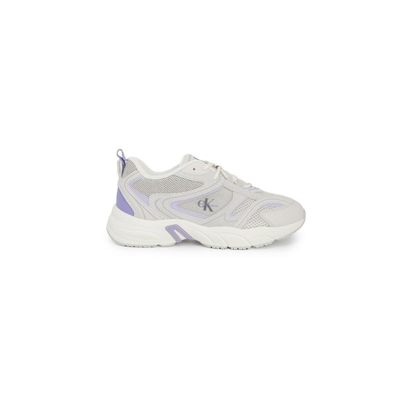 Lila Leder Sneaker
