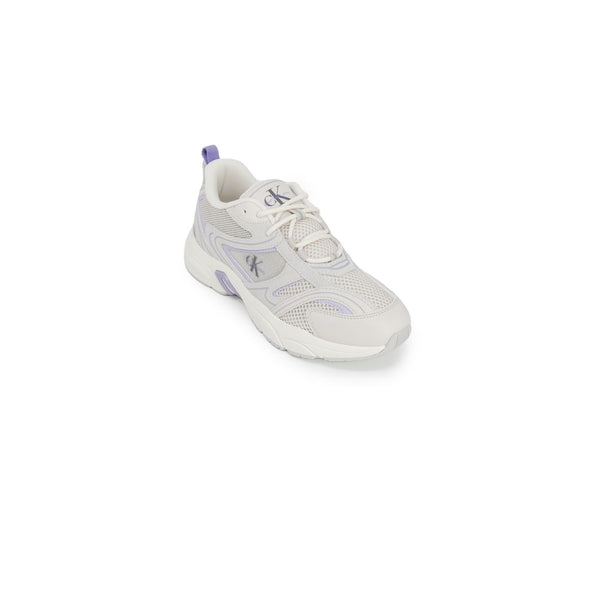Lila Leder Sneaker