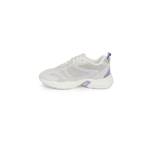 Lila Leder Sneaker