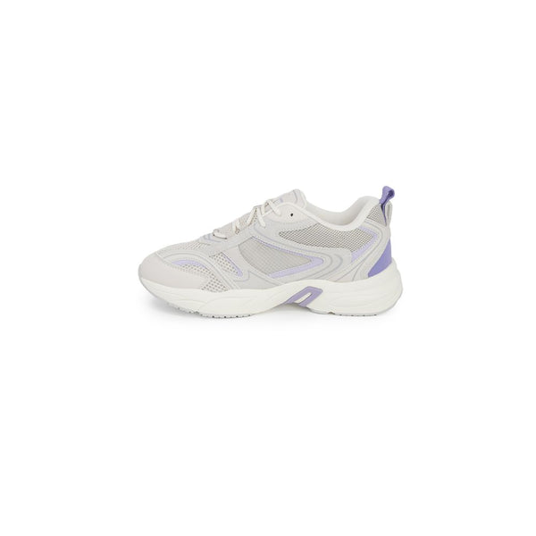 Lila Leder Sneaker