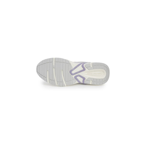 Lila Leder Sneaker